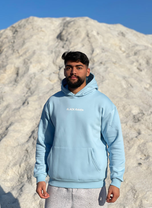 Baby blue hoodie from Black Aqua Collection